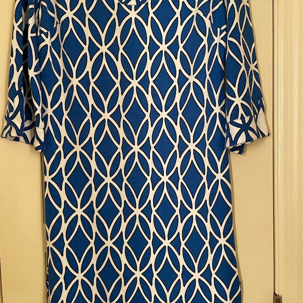 Blue and White Dress, Crown & Lvy brand, size XS